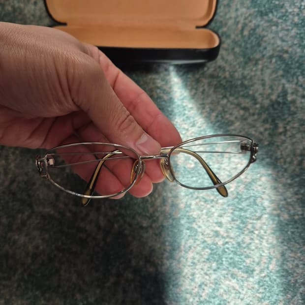 불가리 빈티지 은색테