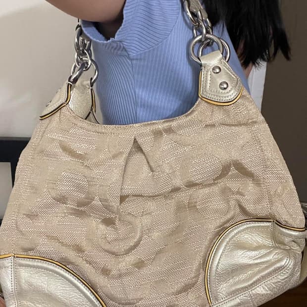 y2k Coach Ring Shoulder Bag