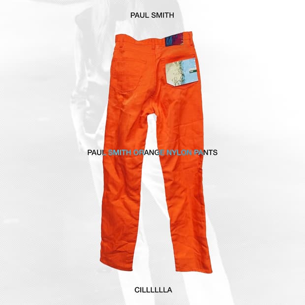 [29]Paul smith 폴스미스 오렌지 나일론 팬츠
