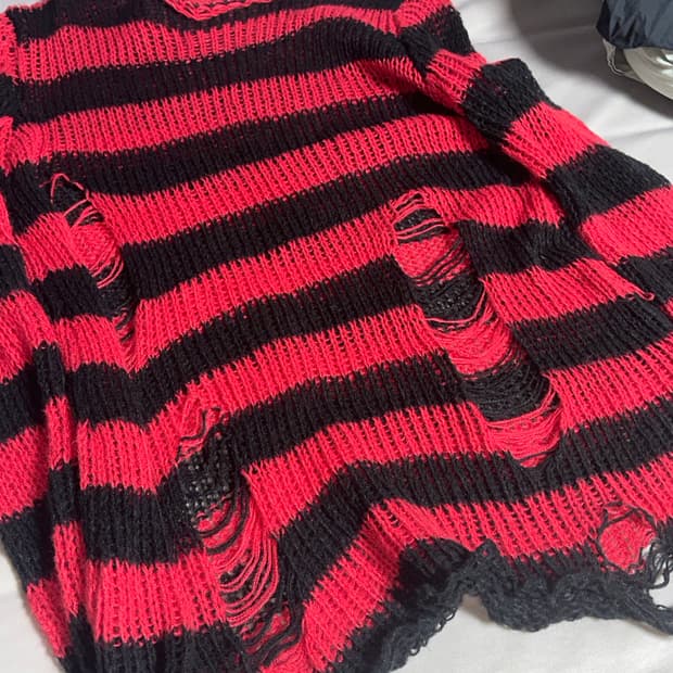 빈티지 데미지 니트