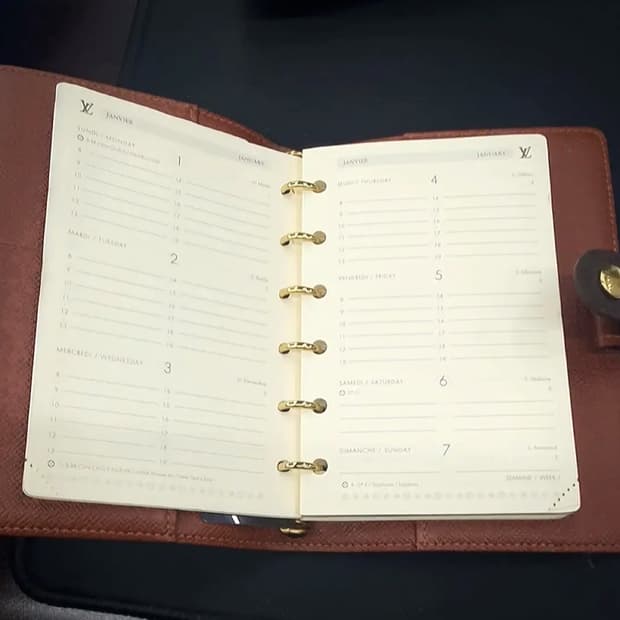 미사용 정품 💼 루이비통 다이어리