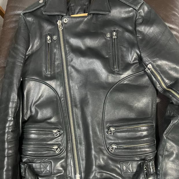 빈티지 사선 레더