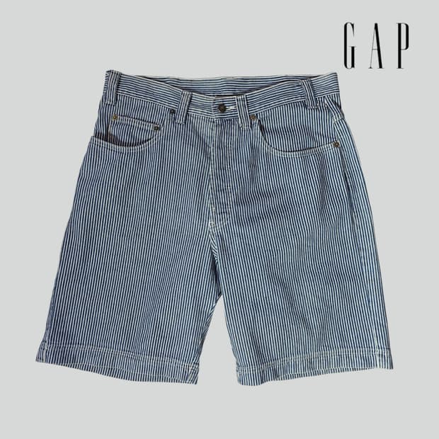 [36]90s 올드 갭 GAP USA 스트라이프 숏츠 반바지