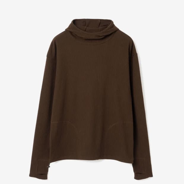 노클 Layered Stitch Hoodie Long Sleeve 