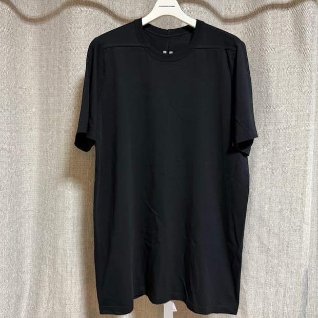 [XL] 릭오웬스 25SS LEVEL 티셔츠 블랙