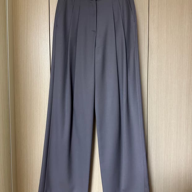 로우클래식 울 슬랙스