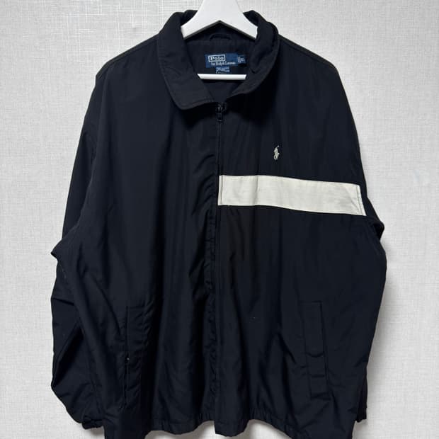 폴로 랄프로렌 블랙 바람막이 XL