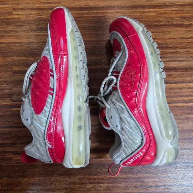 슈프림 나이키 98 바시티 레드 240