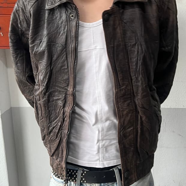 PELLE SPORTS 레더 자켓