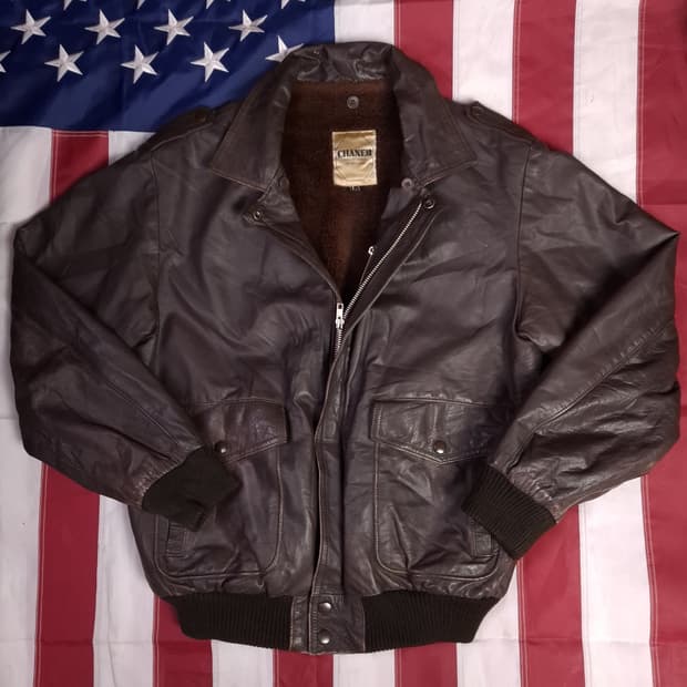 80's 빈티지 일본판 리얼레더 A-2 항공자켓