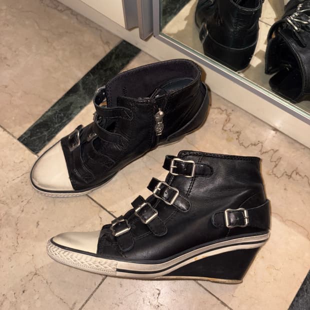 아쉬 ash 웨지힐 웨지 스니커즈  36