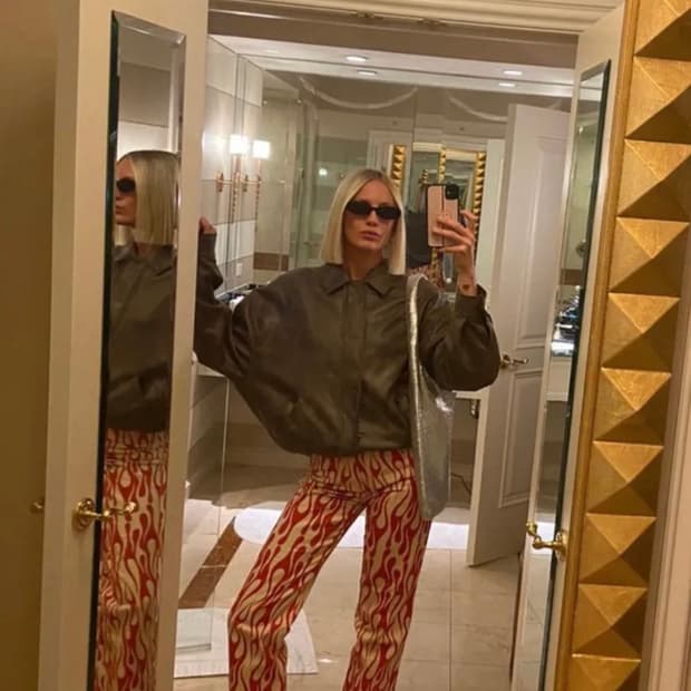 Lioness Kenny Bomber Chocolate 오버핏 자켓