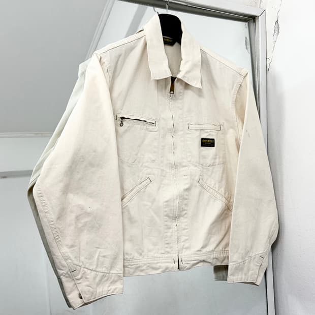OshKosh B'Gosh 80s 에크루 워크 자켓