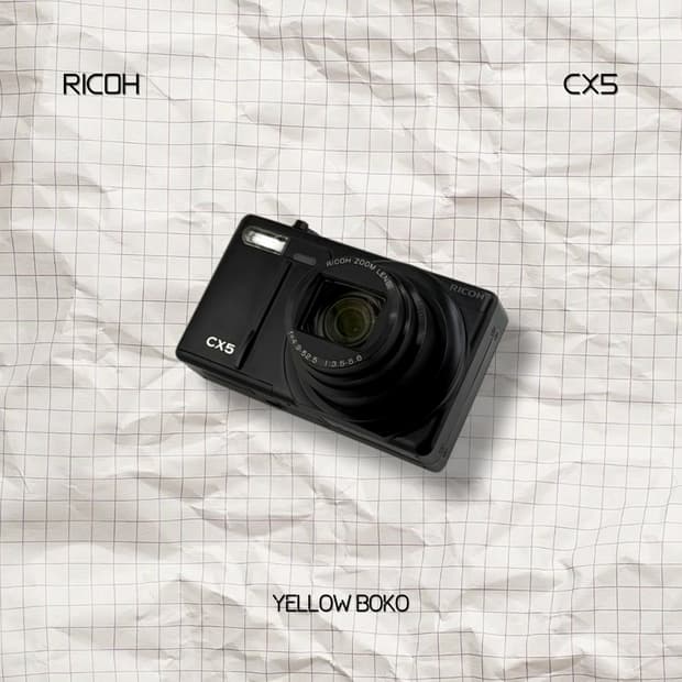 [필름 감성] 리코 RICOH CX5 레트로 디지털 카메라