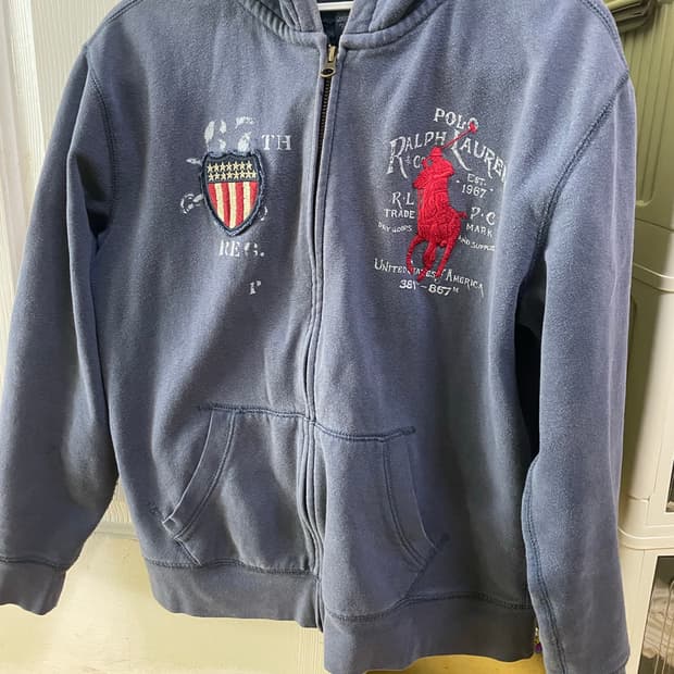 폴로 빅포니 후드집업