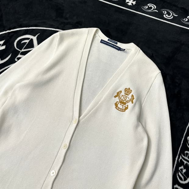 폴로 랄프로렌 RRL 니트 가디건 M (웜화이트)