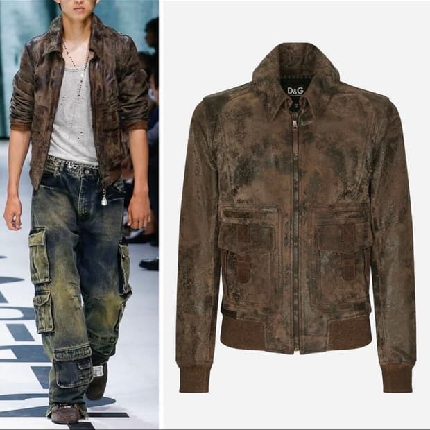 Dolce&Gabbana distressed runway jacket