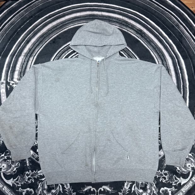 (XL) 00s 빈티지 러셀 애슬레틱 그레이 후드집업