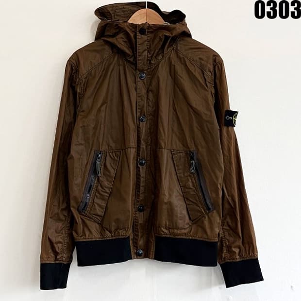 스톤아일랜드 무솔라 고마타 후드 자켓 M 0303 