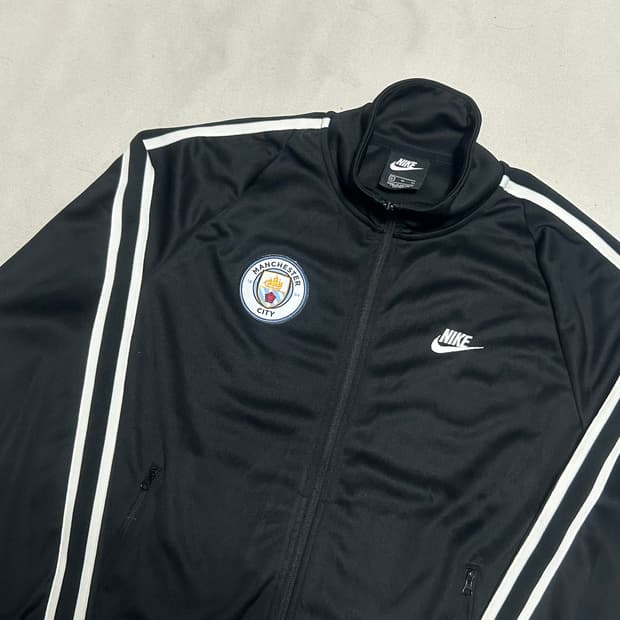 XL 나이키 맨체스터 시티 화이트라인 블랙 트랙탑 