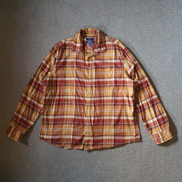 미국 수입 플란넬 체크 셔츠 no.1