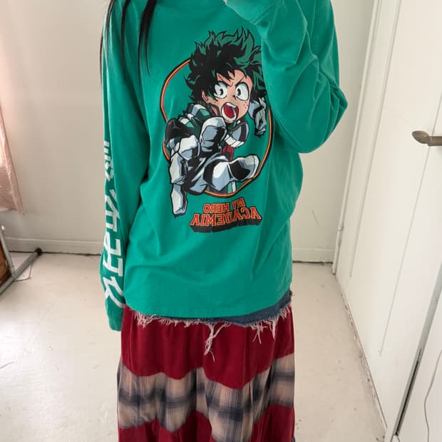 나의 히어로 아카데미 미도리야 애니 롱슬리브