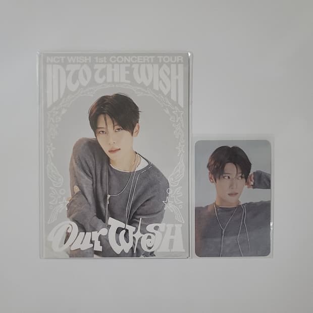 엔시티 위시 시온 포스터, 포카 일괄 nct위시 콘서트 라이브 뷰잉 특전