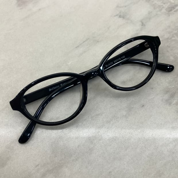 살바토르 로사 Salbator Rosa 블랙 캣아이 오벌 뿔테 안경