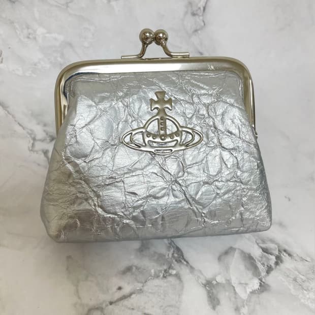 비비안웨스트우드 아카이브 orb 실버 복주머니 동전지갑 체인 크로스백