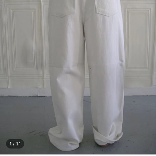 eont's 2025SS Basic Pants -White 에옹쓰 팬츠