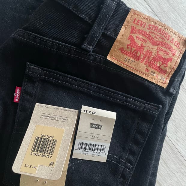 [33x34] 리바이스517 블랙 levis 517 black