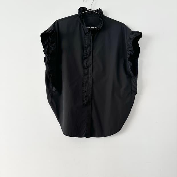 Conduct swan blouse / black