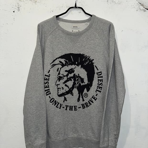 Diesel only the brave sweatshirt