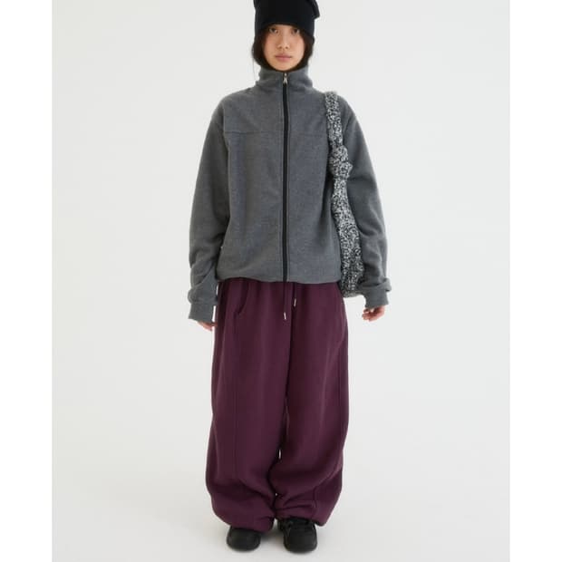 베르크서울 테이프 플리스 집업 TAPE FLEECE ZIP-UP 그레이