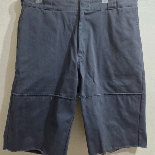 뤡코즈 디컷 더블니 쇼츠 네이비 2