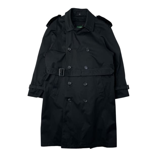 로렌 랄프로렌 여성 블랙 트렌치 코치