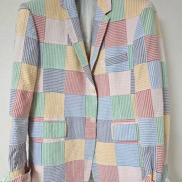 톰브라운 패치워크 시어서커 자켓(2/100)