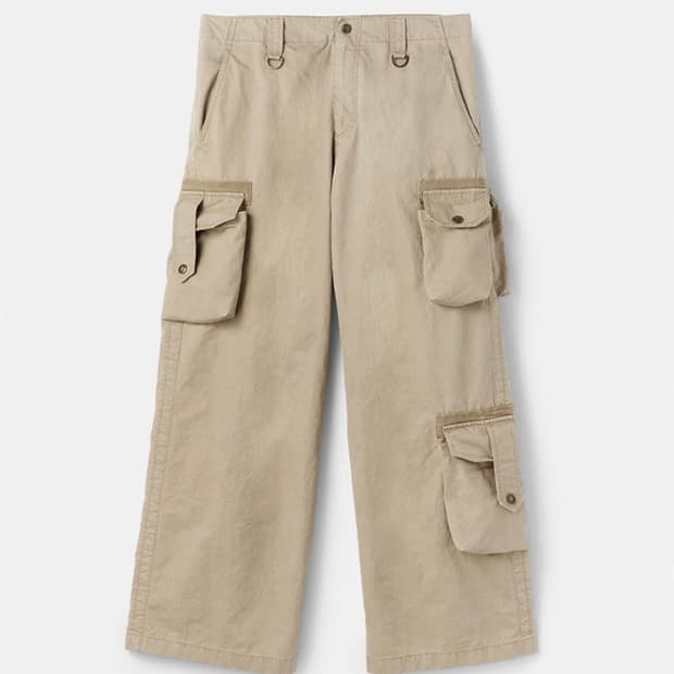 S/E/O 워시드 카고팬츠 베이지 3사이즈
