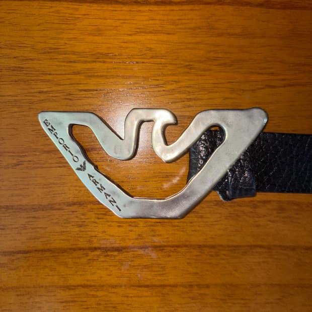 emporio armani eagle belt