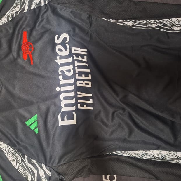 아스날 2425어웨이 반팔 oem 축구유니품