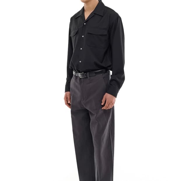 비슬로우 치노 팬츠 (차콜, 34)