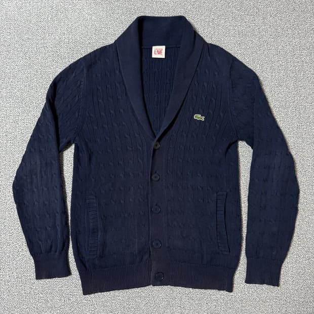 라코스테 숄카라 가디건 4사이즈