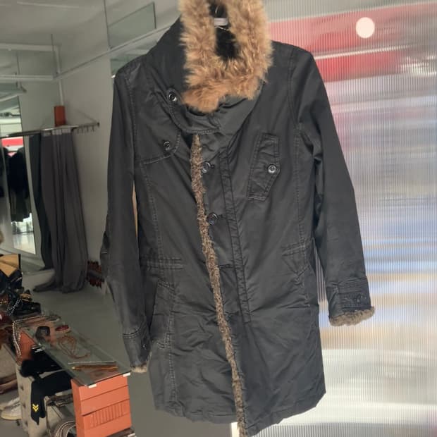 풀오버 퍼 야상