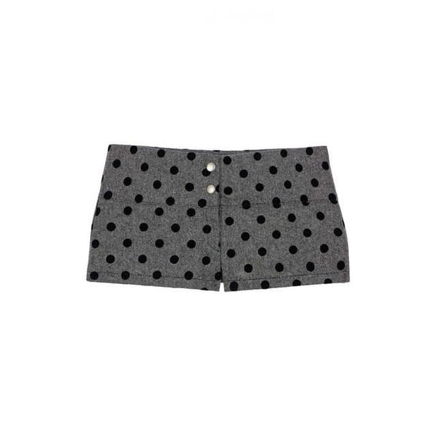 Polka Dot Shorts [Charcoal] 폴카 도트 쇼츠