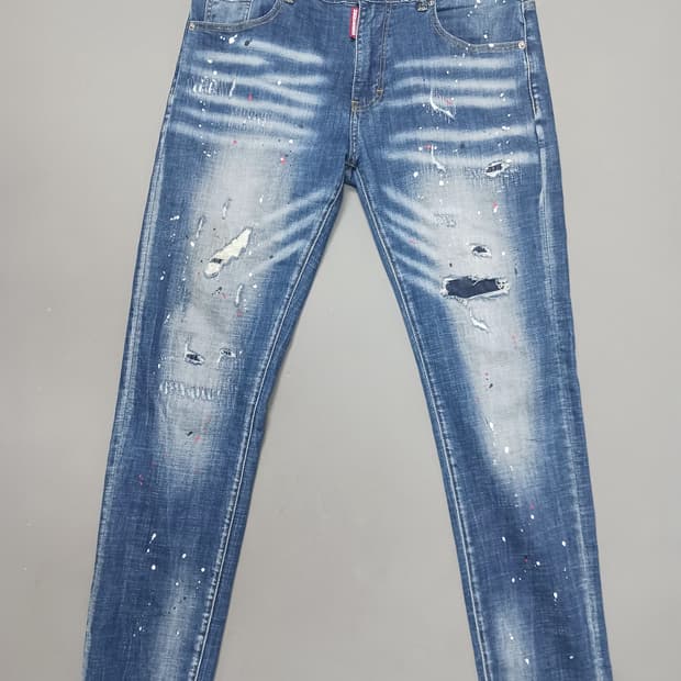 [34] 디스퀘어드2 멀티페인팅 쿨가이진 청바지