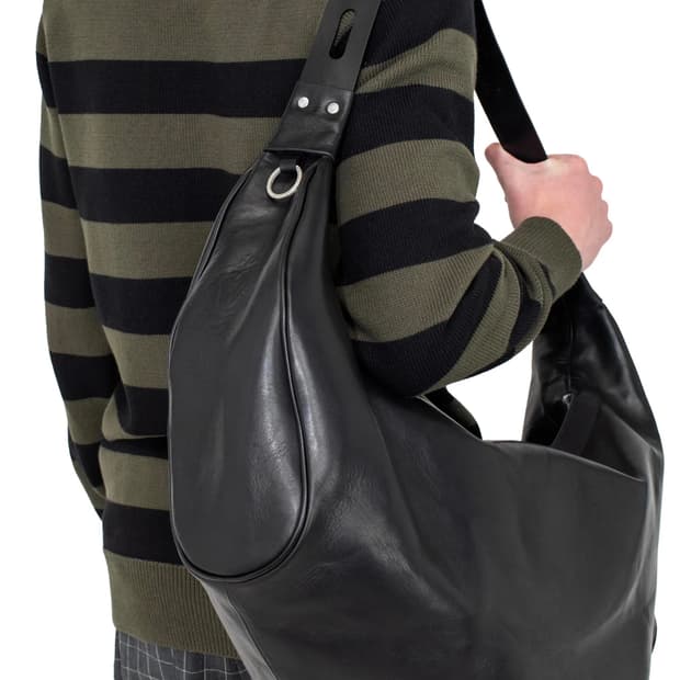 키코 코스타디노브 25fw MORAVIA 레더 백/블랙