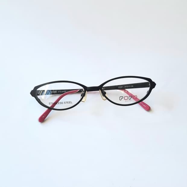 데드스탁 캣아이 스타일  메탈 안경테 1217