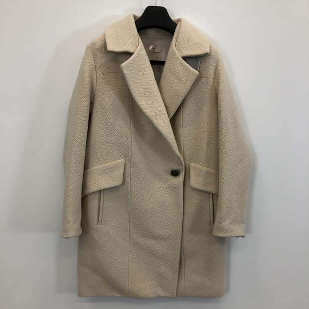 시스템 한섬 앙고라 양모 크림코트 82-94-160 