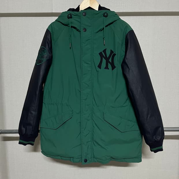 MLB 뉴욕 양키스 그린 야구 점퍼 100