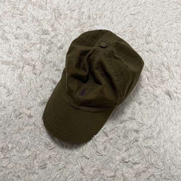 Polo brown ball cap